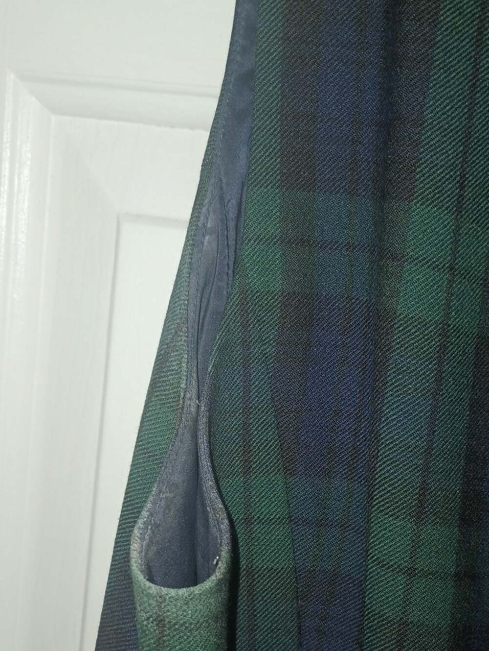 J. Crew Belted sheath dress in Black Watch tartan - Picture 8 of 12